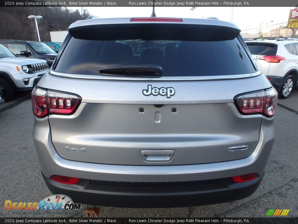 2020 Jeep Compass Latitude 4x4 Billet Silver Metallic / Black Photo #4