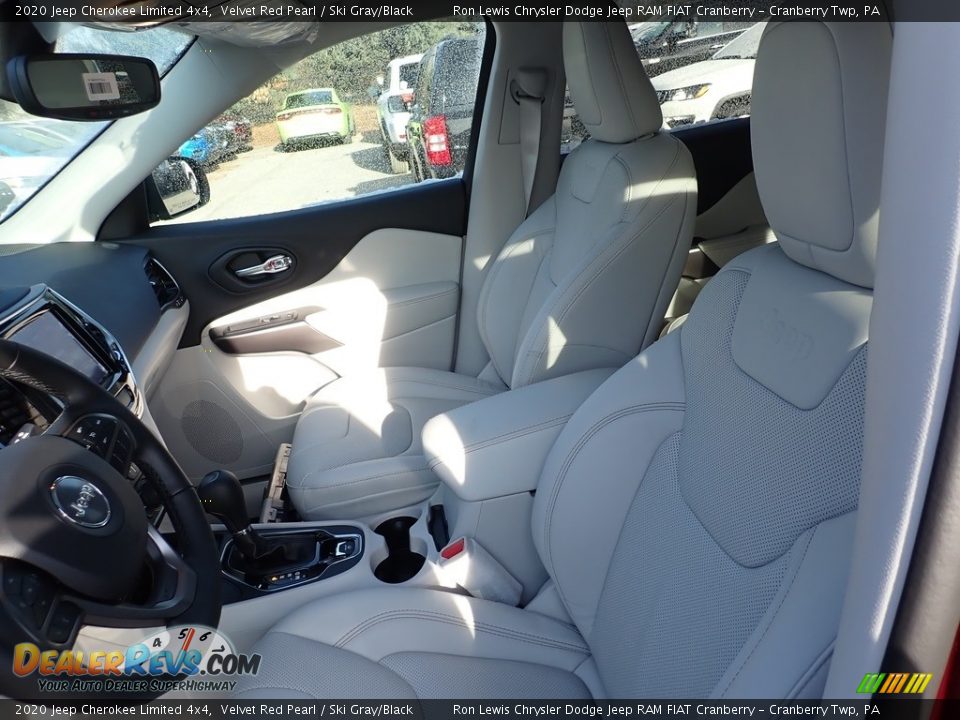 2020 Jeep Cherokee Limited 4x4 Velvet Red Pearl / Ski Gray/Black Photo #13