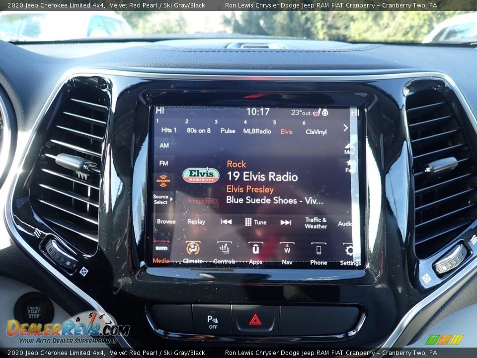 2020 Jeep Cherokee Limited 4x4 Velvet Red Pearl / Ski Gray/Black Photo #15