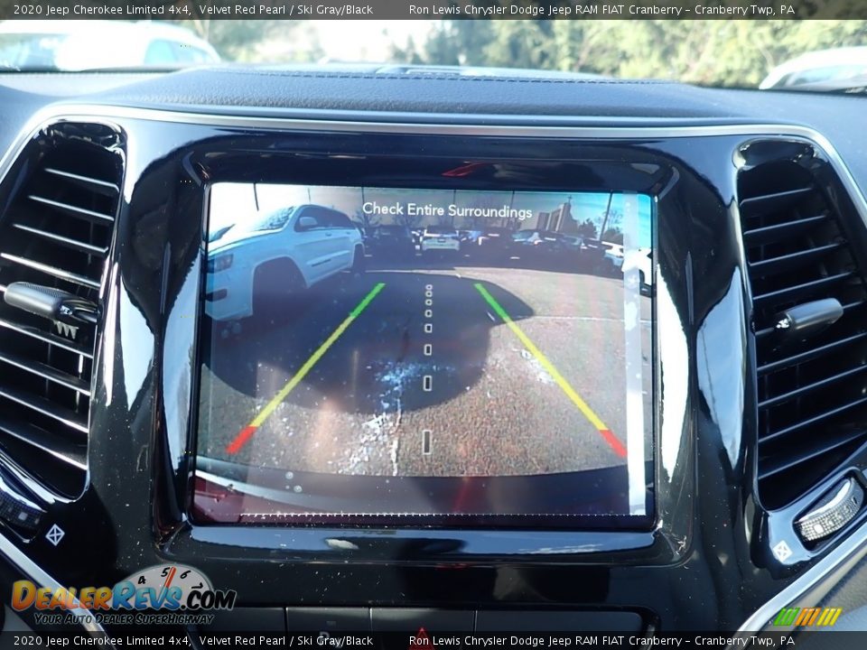 2020 Jeep Cherokee Limited 4x4 Velvet Red Pearl / Ski Gray/Black Photo #16