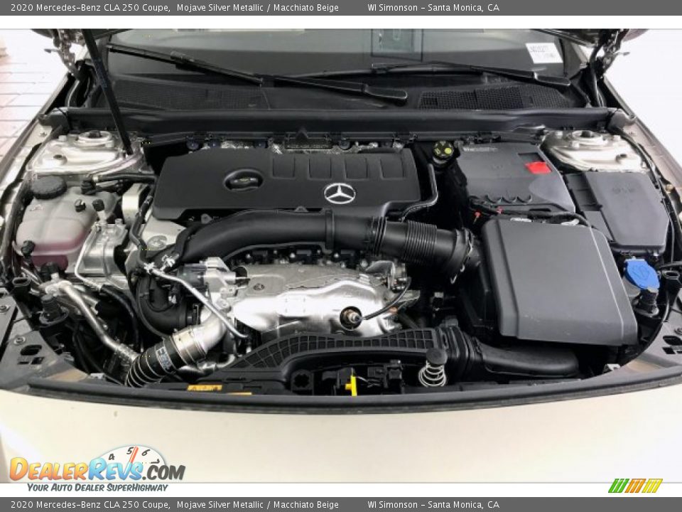 2020 Mercedes-Benz CLA 250 Coupe Mojave Silver Metallic / Macchiato Beige Photo #8