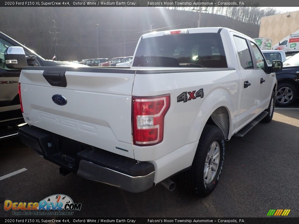 2020 Ford F150 XL SuperCrew 4x4 Oxford White / Medium Earth Gray Photo #2