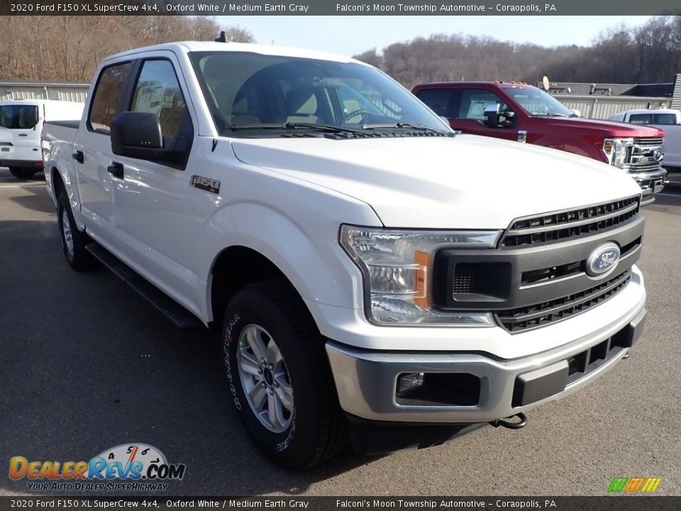 2020 Ford F150 XL SuperCrew 4x4 Oxford White / Medium Earth Gray Photo #3
