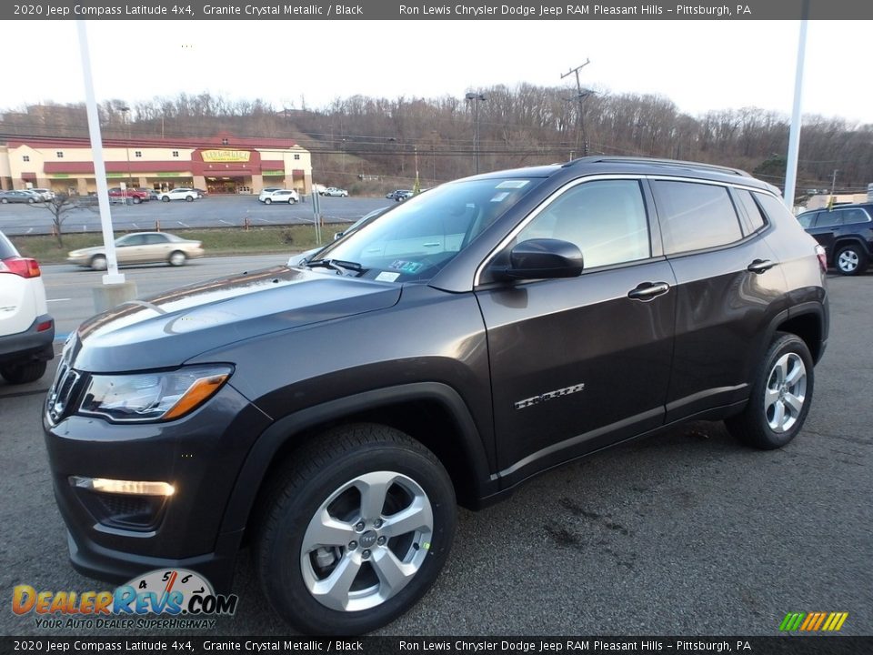 2020 Jeep Compass Latitude 4x4 Granite Crystal Metallic / Black Photo #1