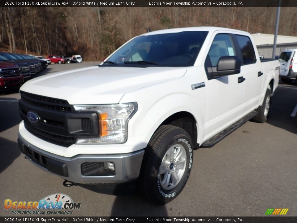 2020 Ford F150 XL SuperCrew 4x4 Oxford White / Medium Earth Gray Photo #5