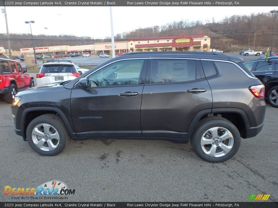 2020 Jeep Compass Latitude 4x4 Granite Crystal Metallic / Black Photo #2