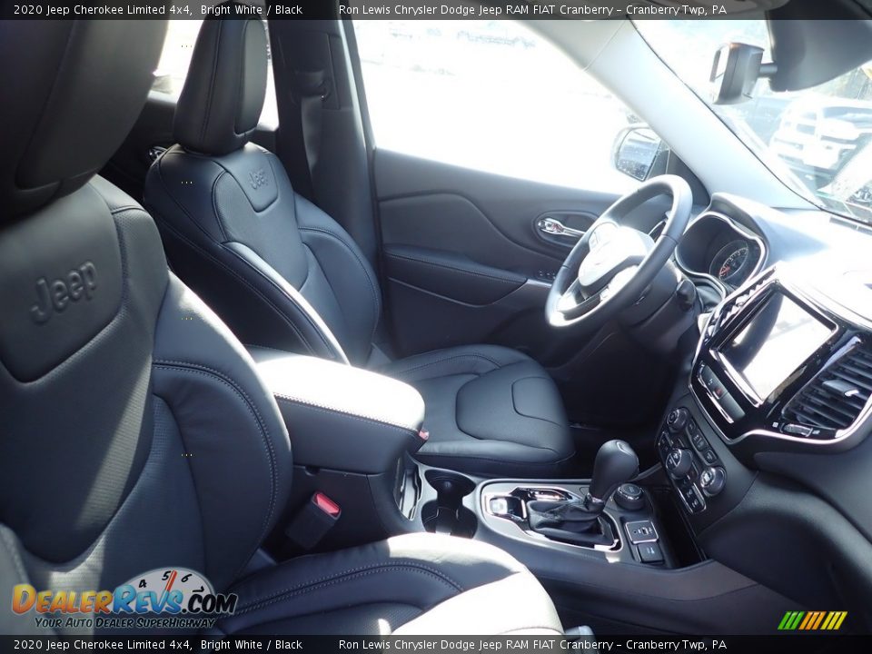 2020 Jeep Cherokee Limited 4x4 Bright White / Black Photo #9