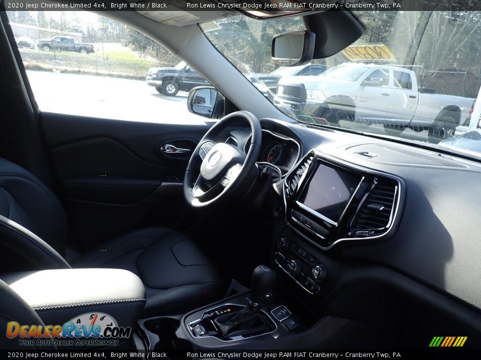 2020 Jeep Cherokee Limited 4x4 Bright White / Black Photo #10