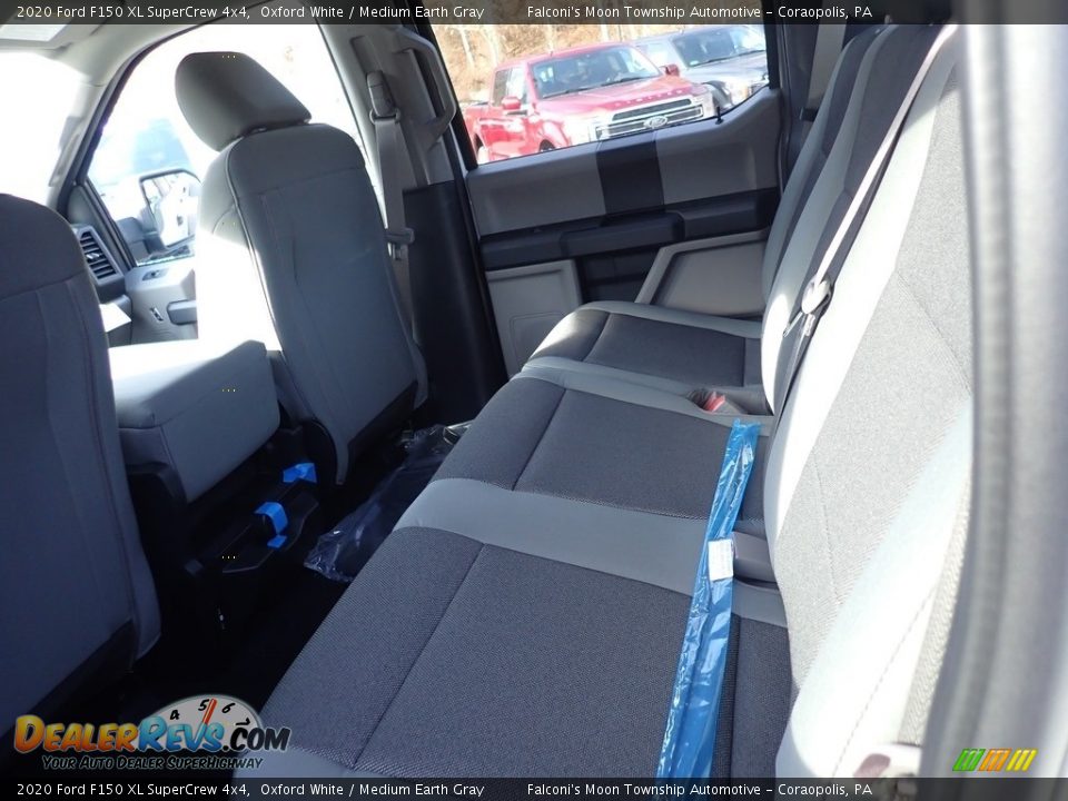 2020 Ford F150 XL SuperCrew 4x4 Oxford White / Medium Earth Gray Photo #8