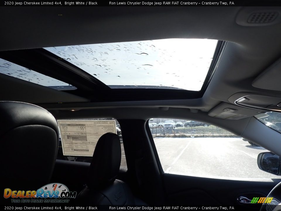 2020 Jeep Cherokee Limited 4x4 Bright White / Black Photo #11