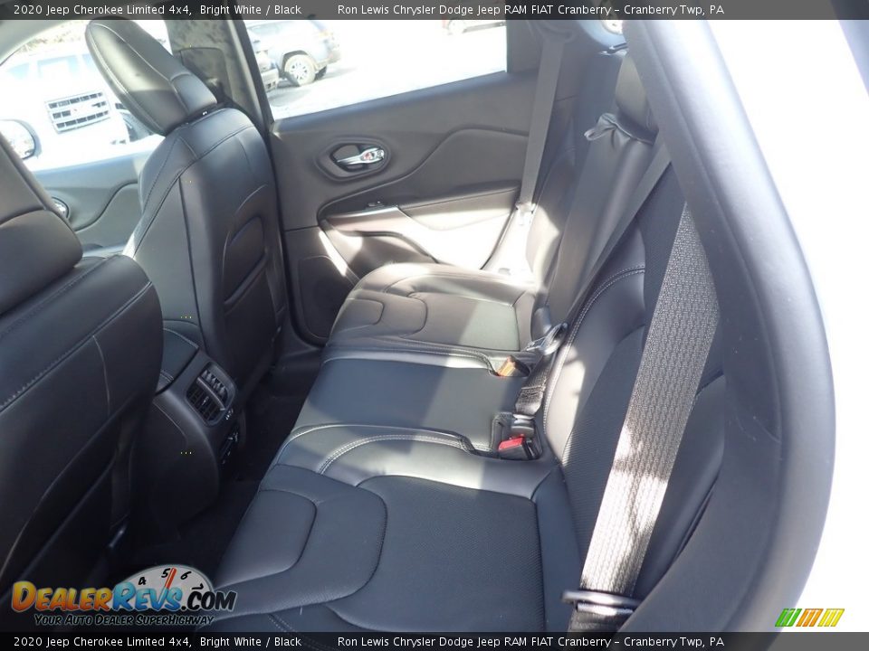 2020 Jeep Cherokee Limited 4x4 Bright White / Black Photo #12