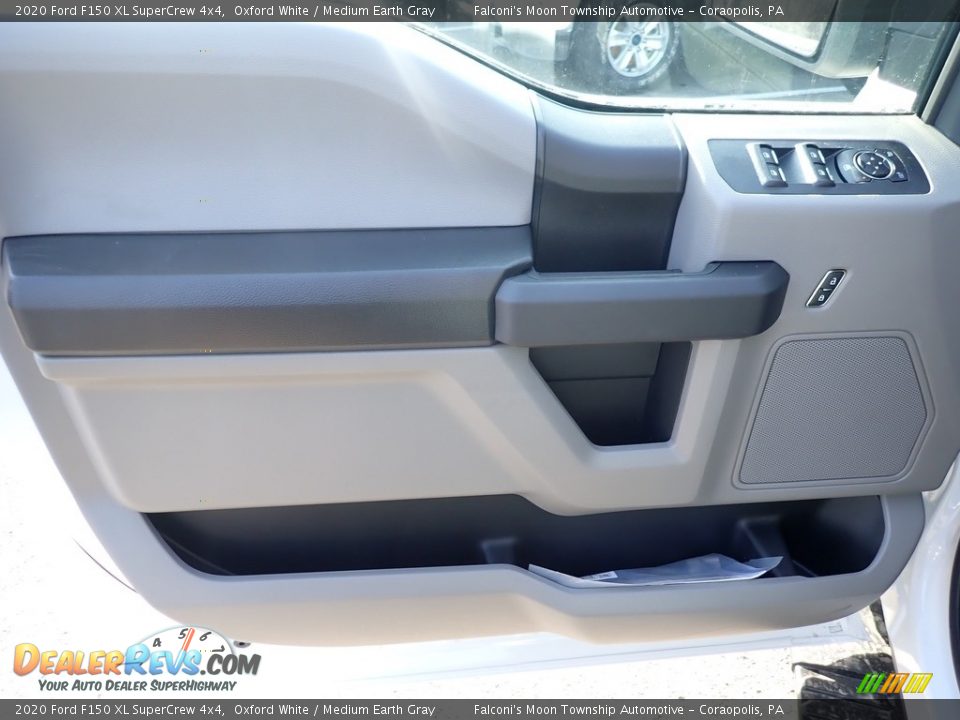 2020 Ford F150 XL SuperCrew 4x4 Oxford White / Medium Earth Gray Photo #10