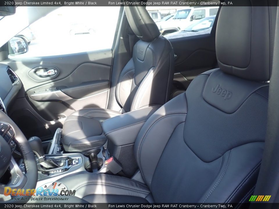 2020 Jeep Cherokee Limited 4x4 Bright White / Black Photo #13