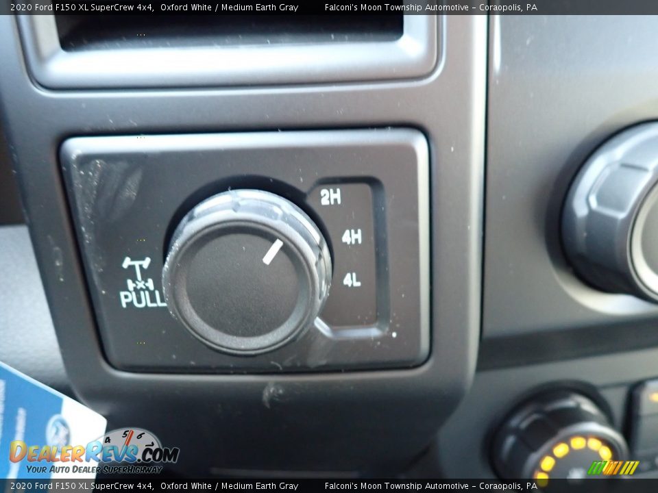 2020 Ford F150 XL SuperCrew 4x4 Oxford White / Medium Earth Gray Photo #14