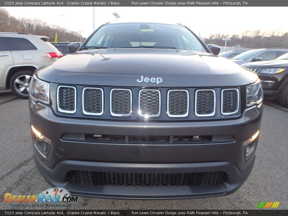 2020 Jeep Compass Latitude 4x4 Granite Crystal Metallic / Black Photo #9