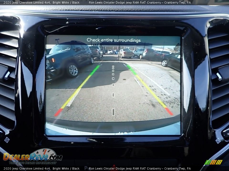 2020 Jeep Cherokee Limited 4x4 Bright White / Black Photo #17