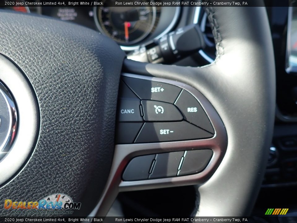 2020 Jeep Cherokee Limited 4x4 Bright White / Black Photo #18