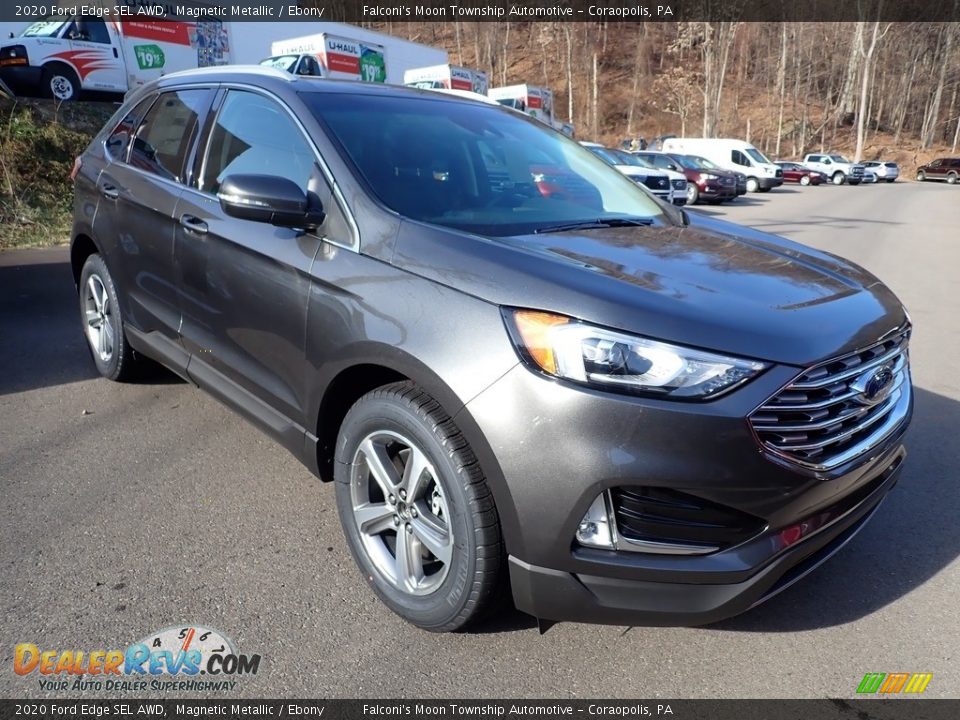 2020 Ford Edge SEL AWD Magnetic Metallic / Ebony Photo #3