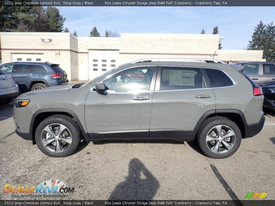 2020 Jeep Cherokee Limited 4x4 Sting-Gray / Black Photo #2