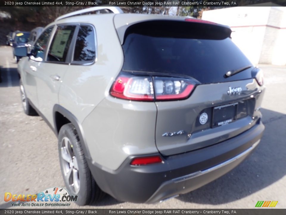 2020 Jeep Cherokee Limited 4x4 Sting-Gray / Black Photo #3