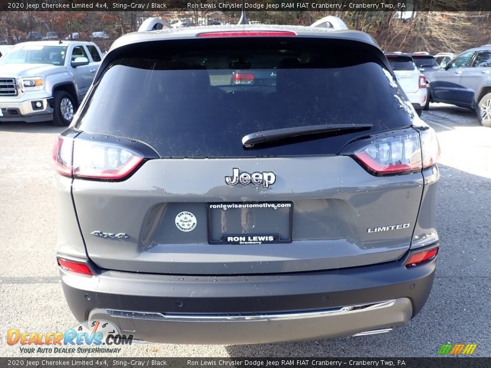 2020 Jeep Cherokee Limited 4x4 Sting-Gray / Black Photo #4