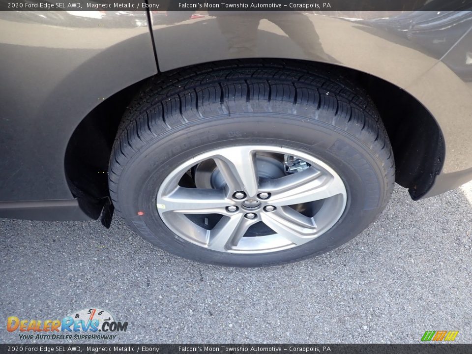 2020 Ford Edge SEL AWD Magnetic Metallic / Ebony Photo #7