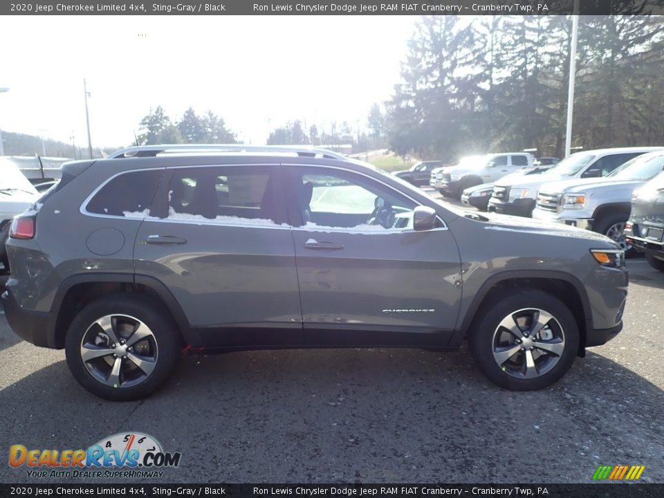 2020 Jeep Cherokee Limited 4x4 Sting-Gray / Black Photo #6