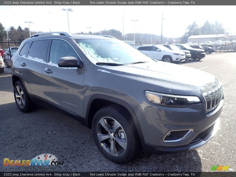 2020 Jeep Cherokee Limited 4x4 Sting-Gray / Black Photo #7