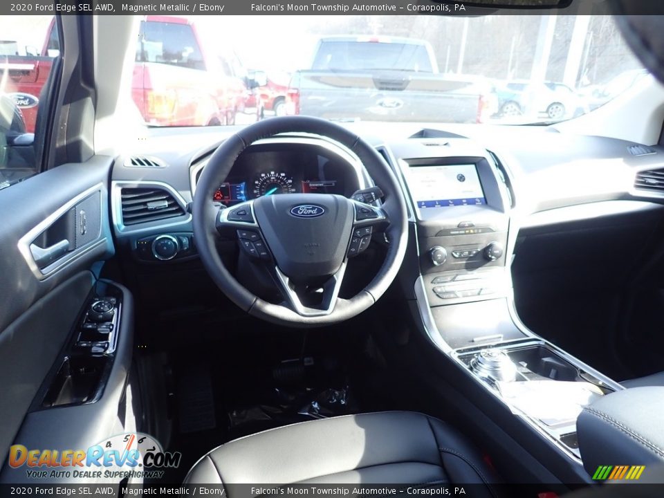 2020 Ford Edge SEL AWD Magnetic Metallic / Ebony Photo #9