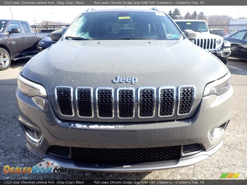 2020 Jeep Cherokee Limited 4x4 Sting-Gray / Black Photo #8