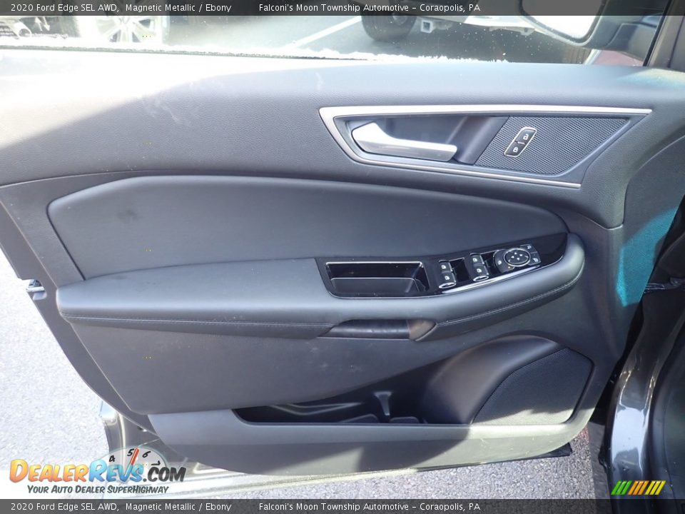 2020 Ford Edge SEL AWD Magnetic Metallic / Ebony Photo #10