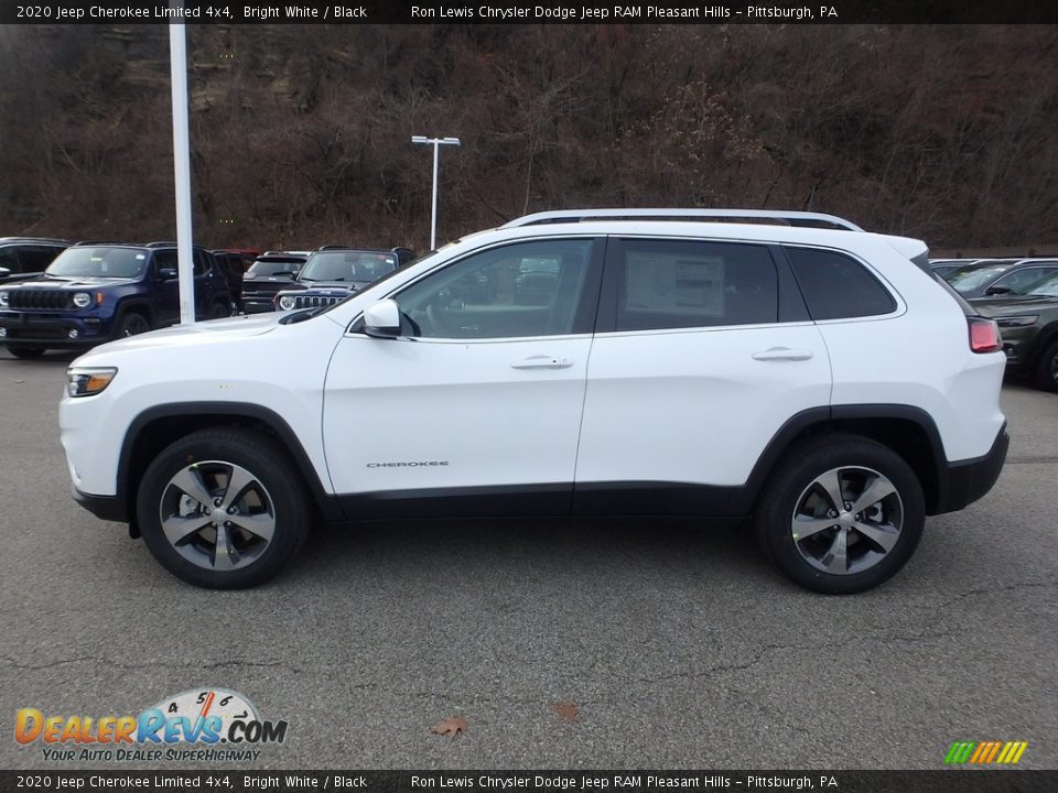 Bright White 2020 Jeep Cherokee Limited 4x4 Photo #2