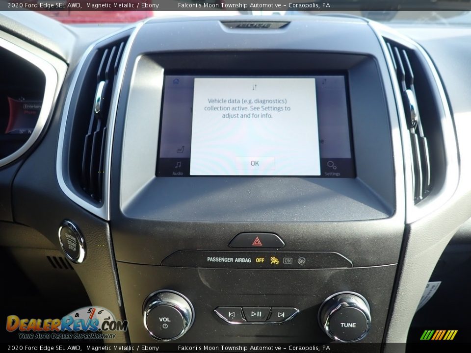 2020 Ford Edge SEL AWD Magnetic Metallic / Ebony Photo #13