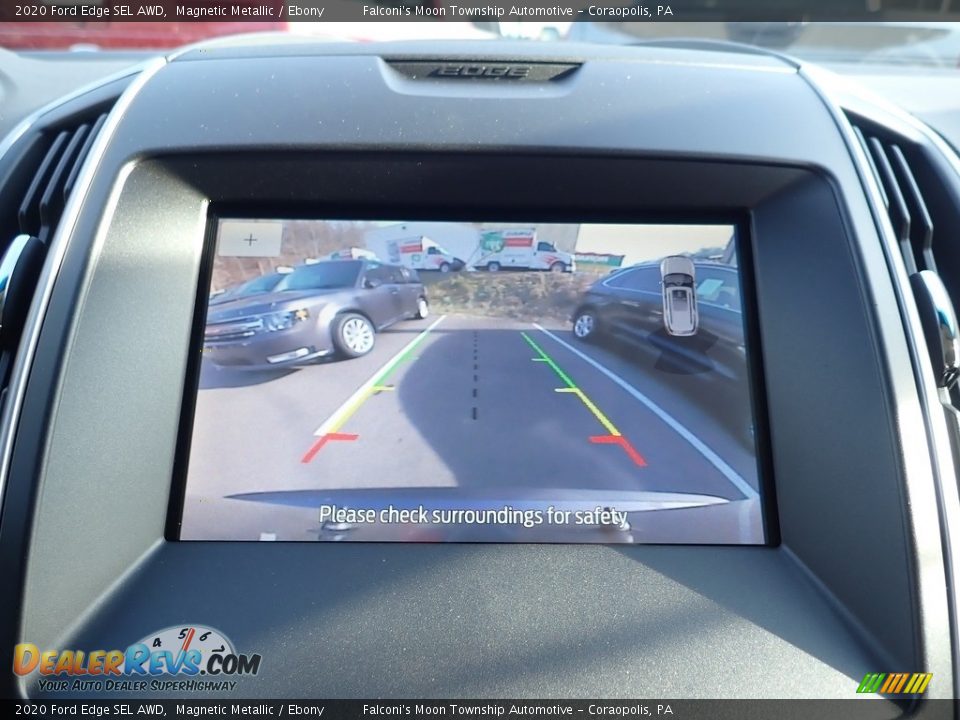 2020 Ford Edge SEL AWD Magnetic Metallic / Ebony Photo #14