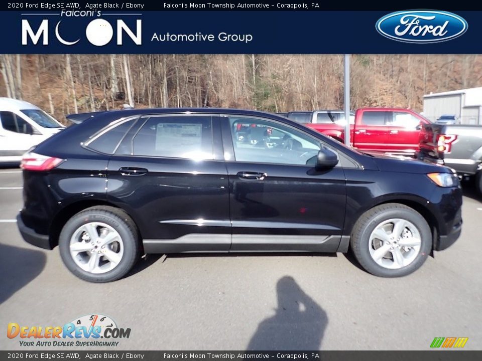 2020 Ford Edge SE AWD Agate Black / Ebony Photo #1