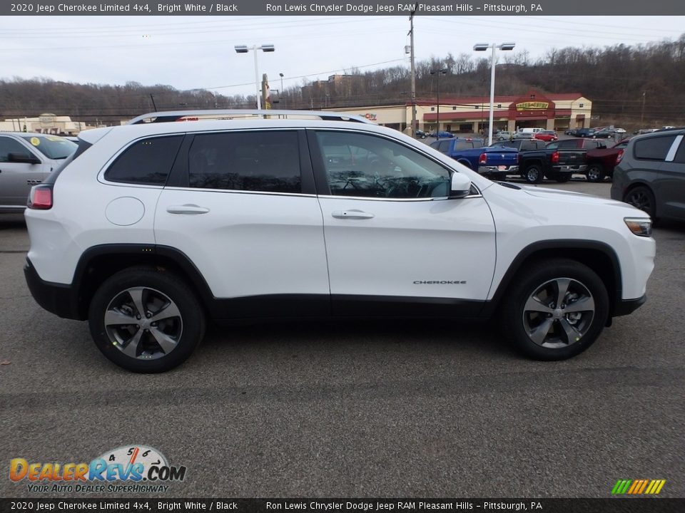Bright White 2020 Jeep Cherokee Limited 4x4 Photo #7