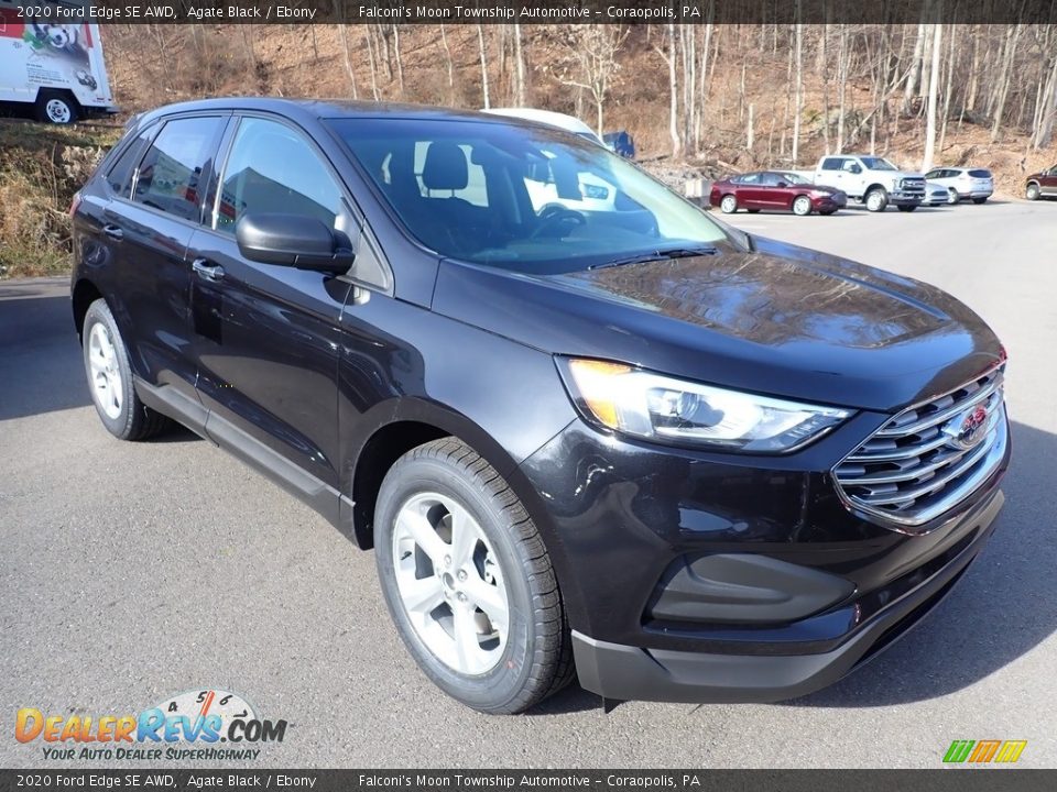 2020 Ford Edge SE AWD Agate Black / Ebony Photo #3