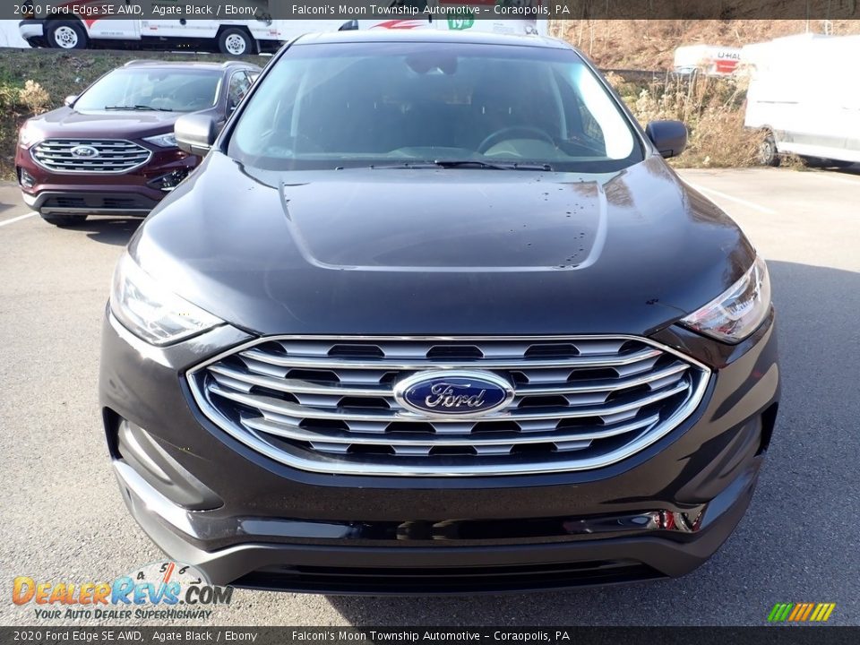 2020 Ford Edge SE AWD Agate Black / Ebony Photo #4