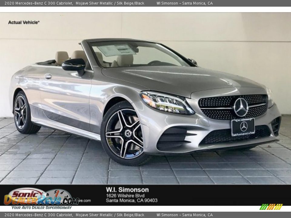2020 Mercedes-Benz C 300 Cabriolet Mojave Silver Metallic / Silk Beige/Black Photo #1