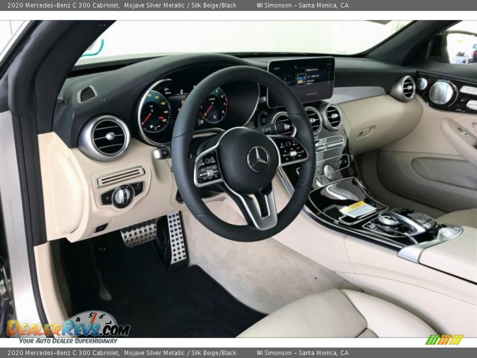 Silk Beige/Black Interior - 2020 Mercedes-Benz C 300 Cabriolet Photo #4