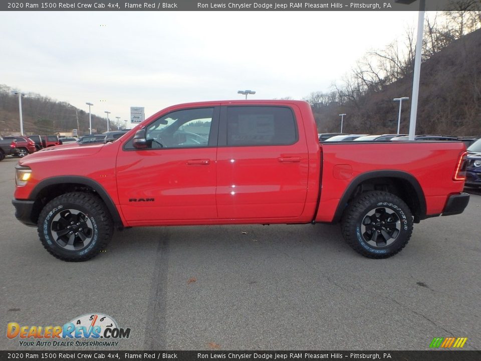 2020 Ram 1500 Rebel Crew Cab 4x4 Flame Red / Black Photo #2