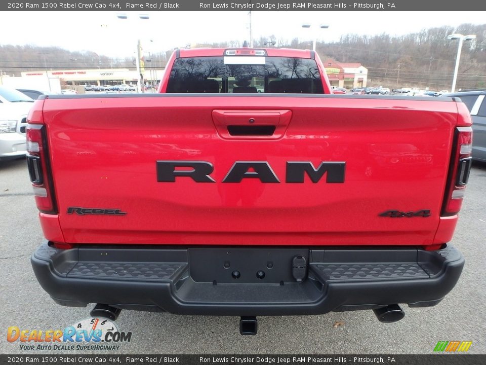2020 Ram 1500 Rebel Crew Cab 4x4 Flame Red / Black Photo #4
