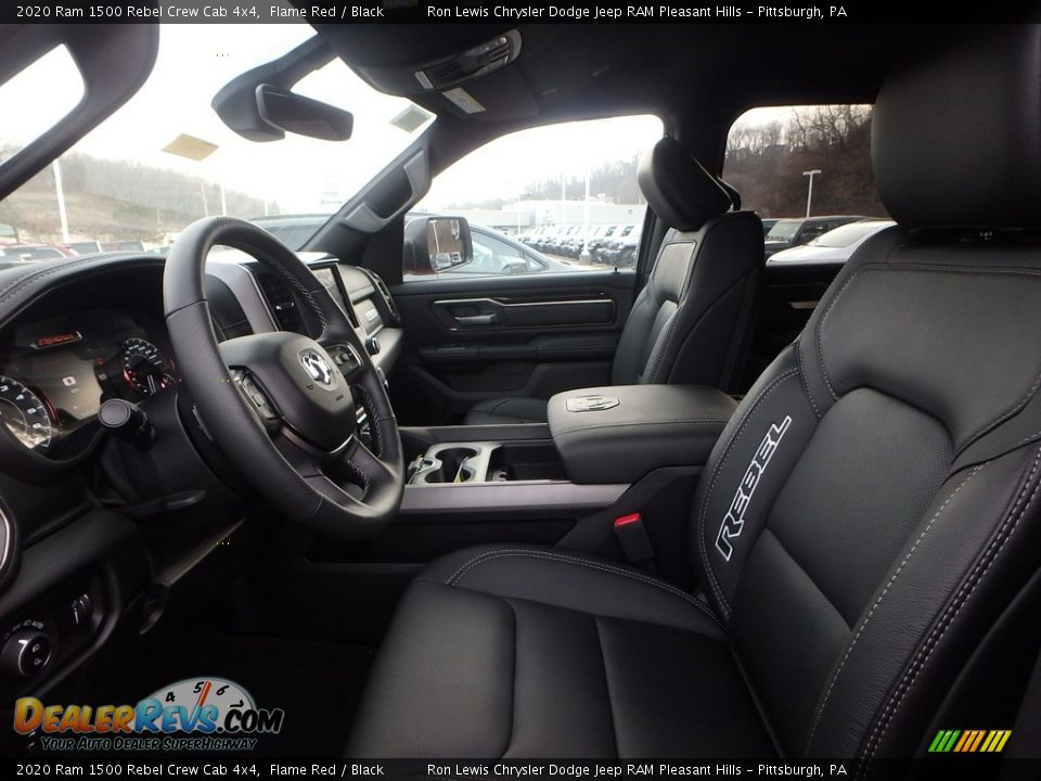 Front Seat of 2020 Ram 1500 Rebel Crew Cab 4x4 Photo #11