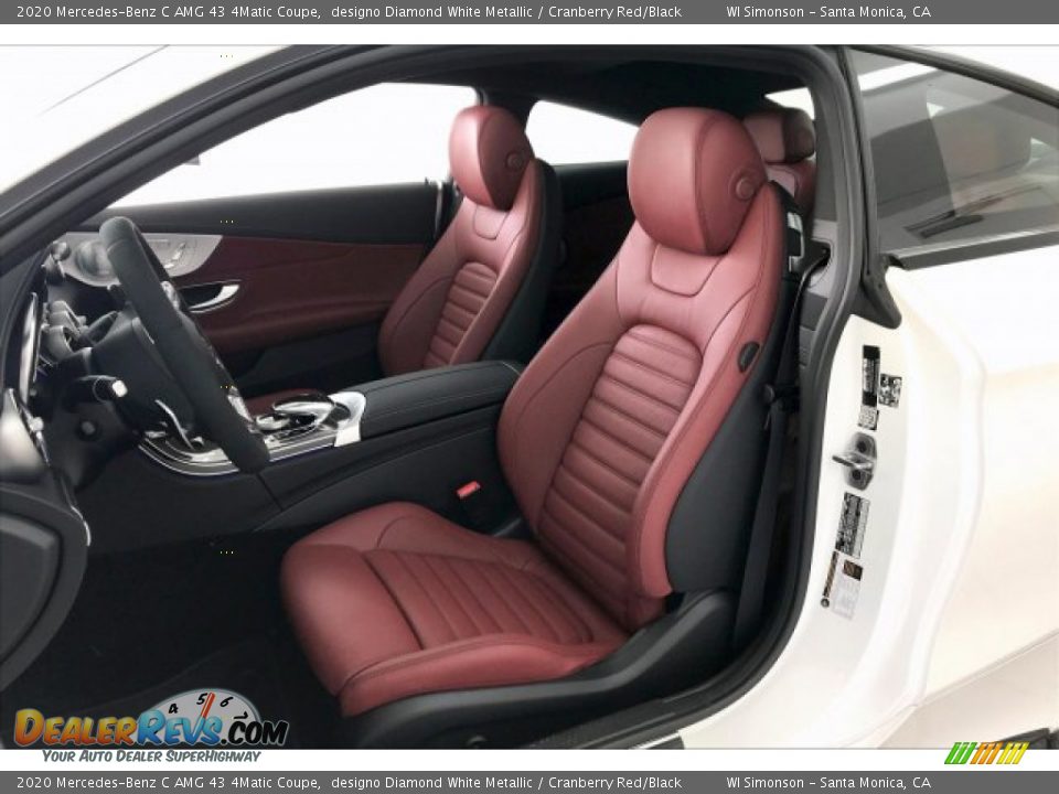 Front Seat of 2020 Mercedes-Benz C AMG 43 4Matic Coupe Photo #14