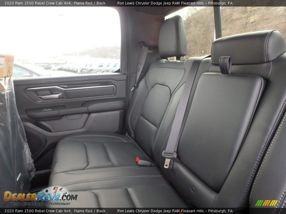 Rear Seat of 2020 Ram 1500 Rebel Crew Cab 4x4 Photo #12