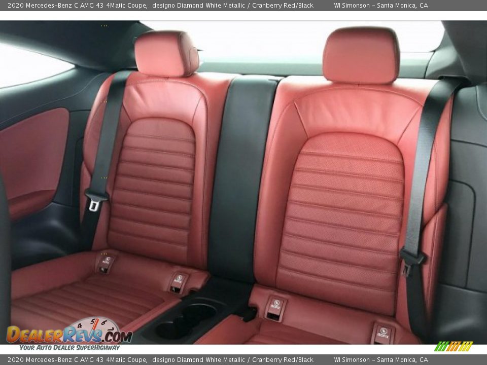 Rear Seat of 2020 Mercedes-Benz C AMG 43 4Matic Coupe Photo #15