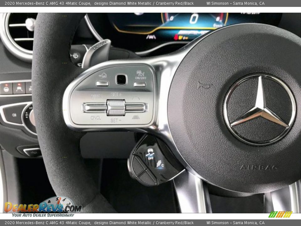 2020 Mercedes-Benz C AMG 43 4Matic Coupe Steering Wheel Photo #18