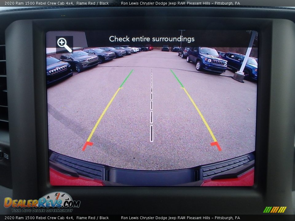 2020 Ram 1500 Rebel Crew Cab 4x4 Flame Red / Black Photo #16