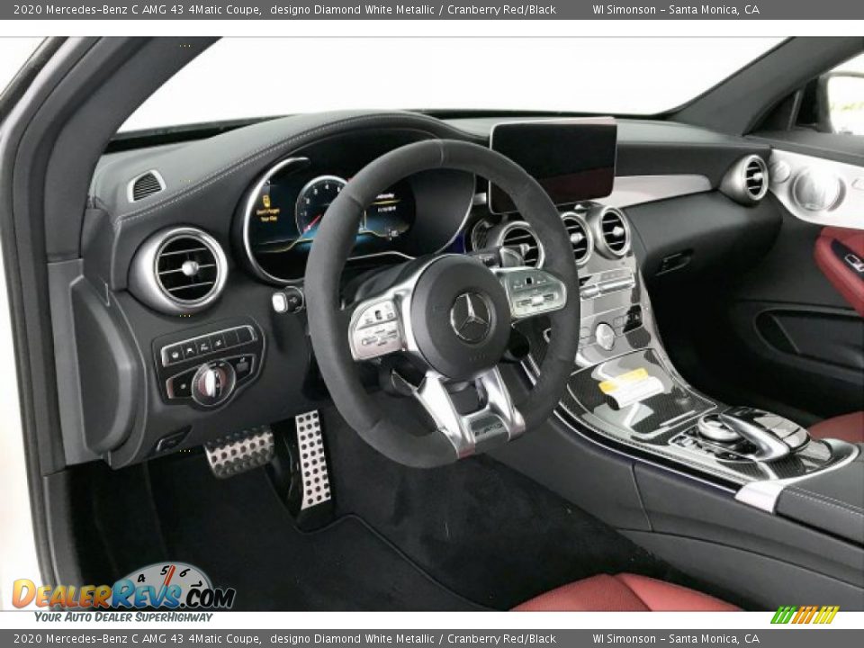 Dashboard of 2020 Mercedes-Benz C AMG 43 4Matic Coupe Photo #22