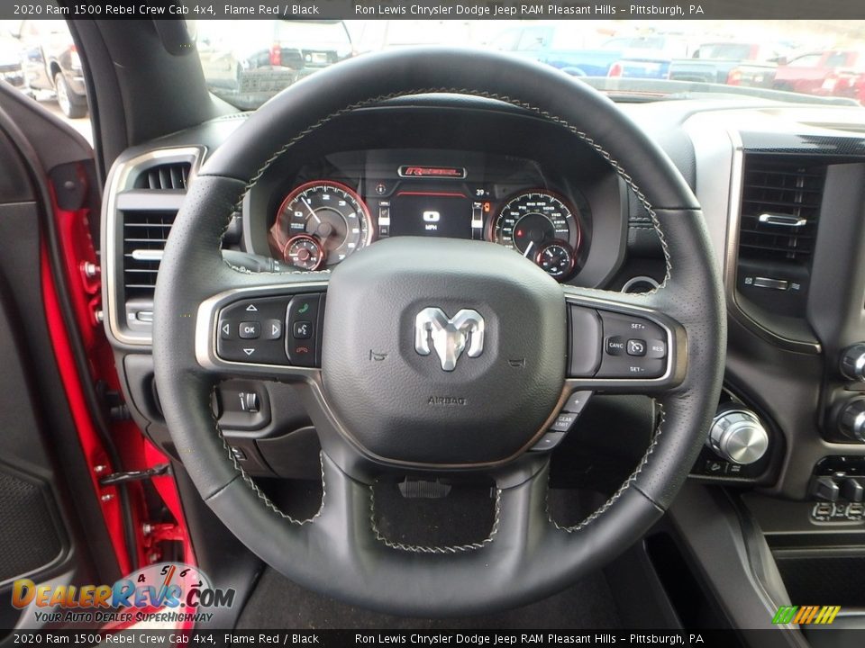 2020 Ram 1500 Rebel Crew Cab 4x4 Steering Wheel Photo #18